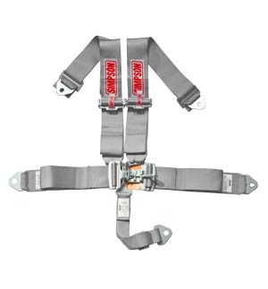 Simpson Racing Latch F/X Race Harness - 3&quot; Silver