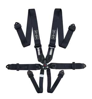 6-Point Race Harness 3&quot; Straps (2029) - Black