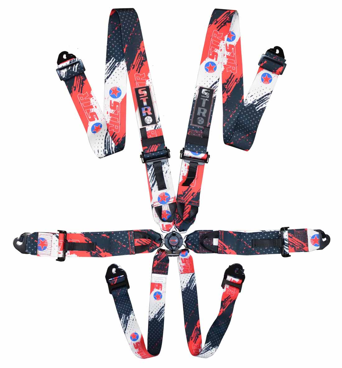 6-Point Race Harness 3" Straps (2029) - STR Pattern