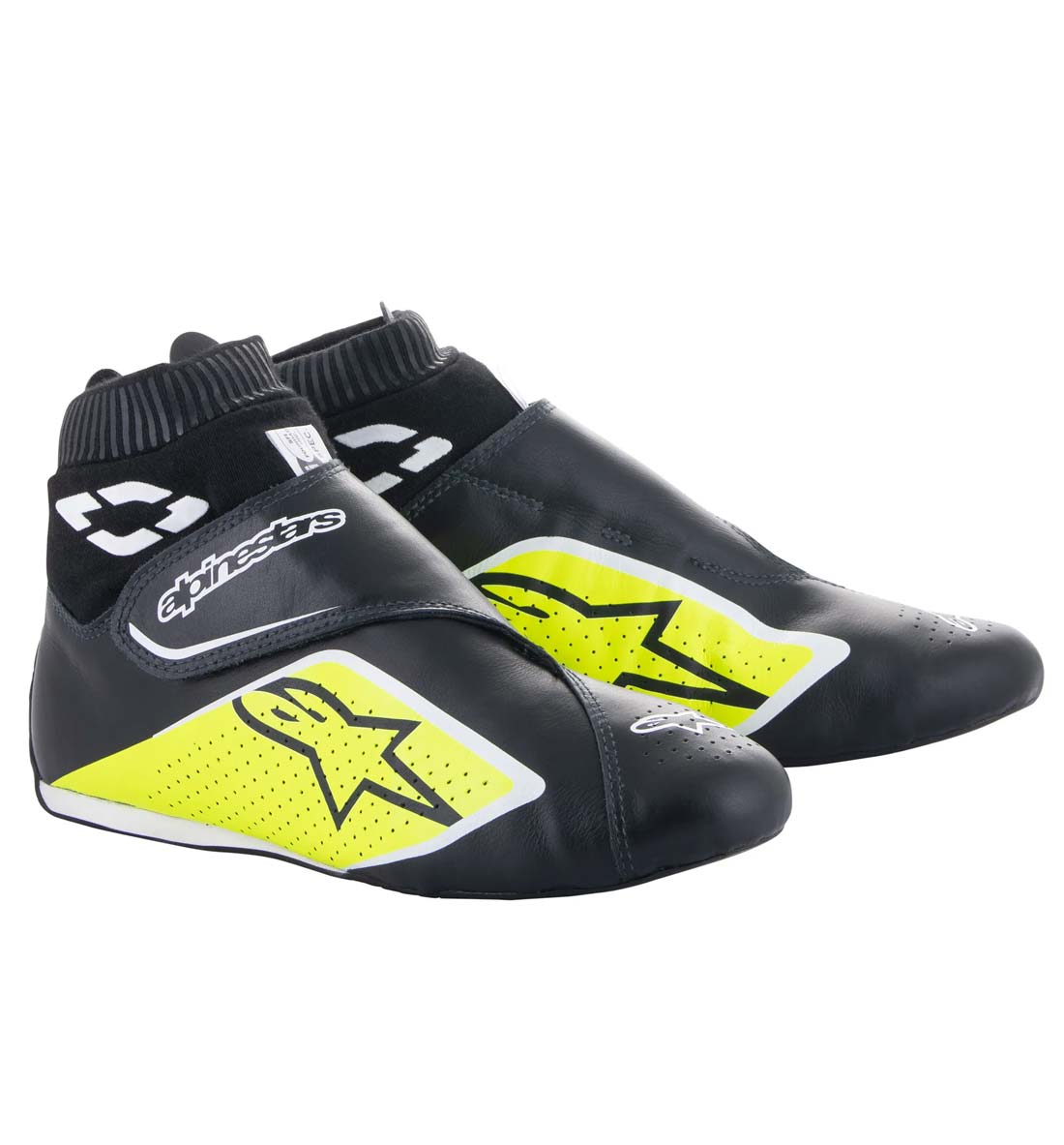 Alpinestars Supermono V2 Boots - Black/YellowFluo/White