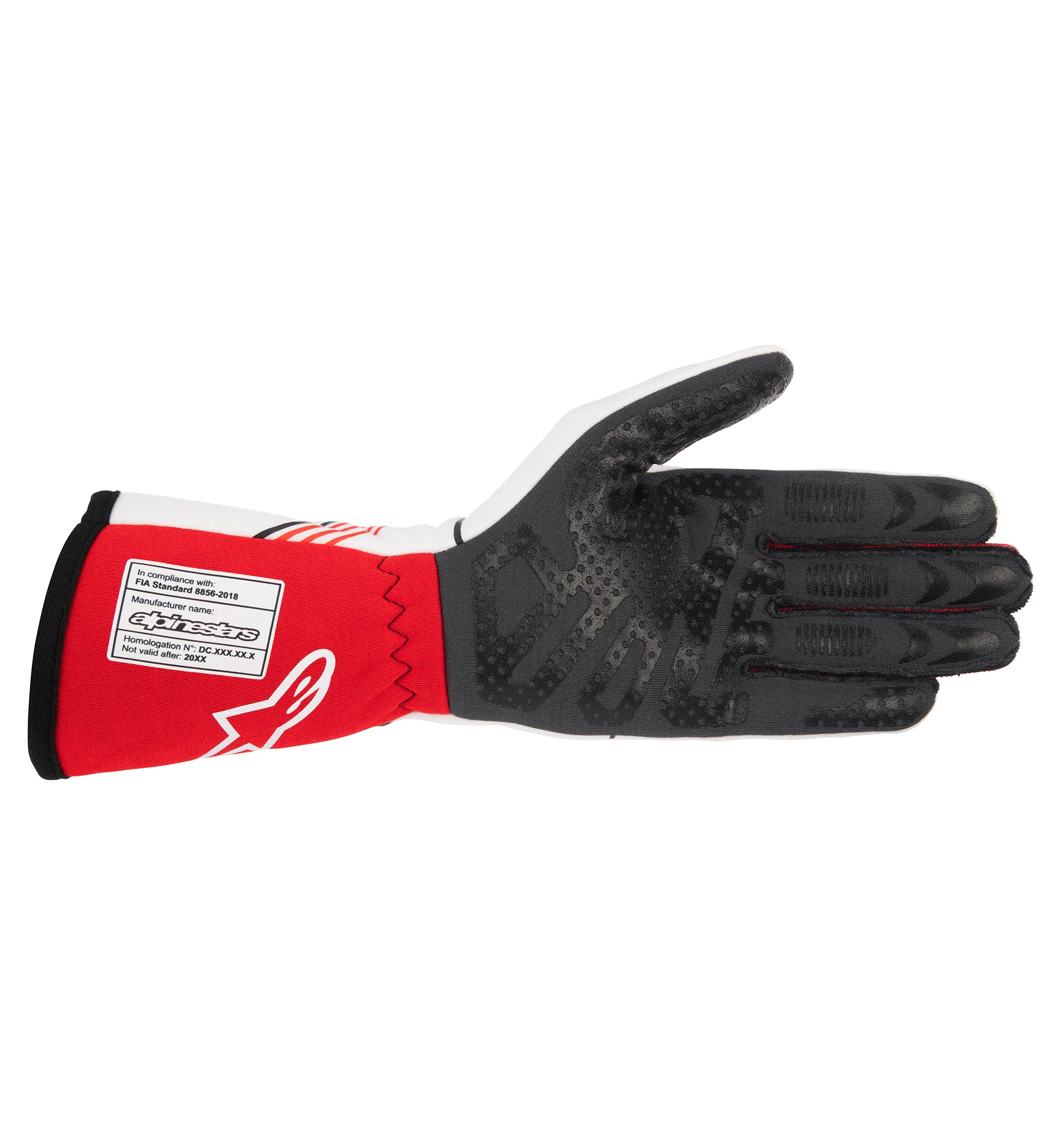 Alpinestars Tech-1 Race V3 Gloves - White/Red