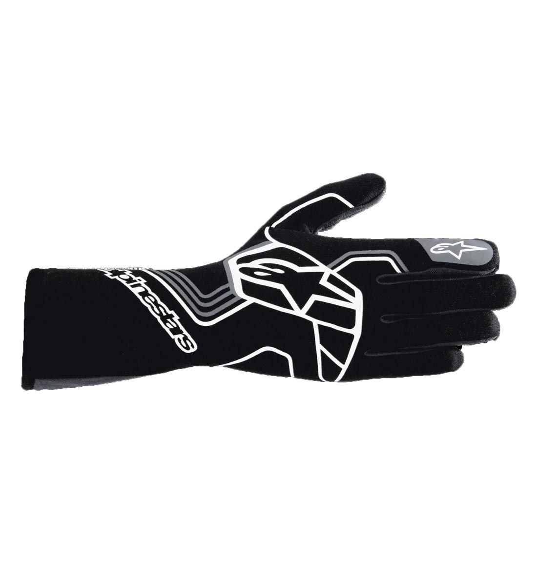 Alpinestars Tech-1 Race V4 Gloves - Black/Tar Grey