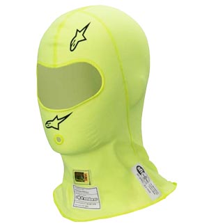 Alpinestars ZX EVO V2 FIA SFI Balaclava - Yellow Fluo