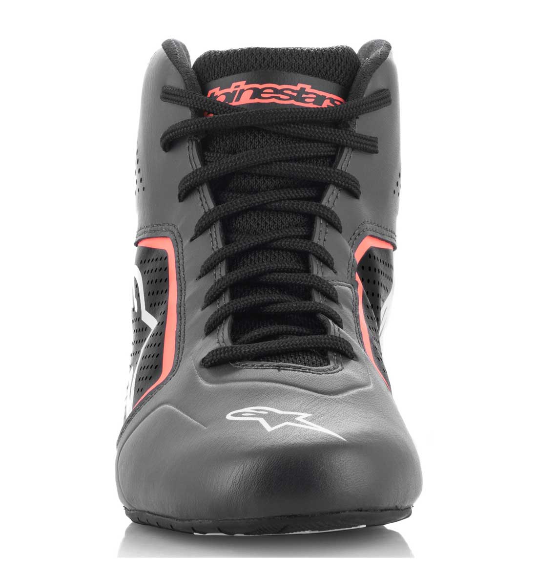 Alpinestars Tech-1 K Start V2 Boot - Asphalt/Black/Orange Fluo