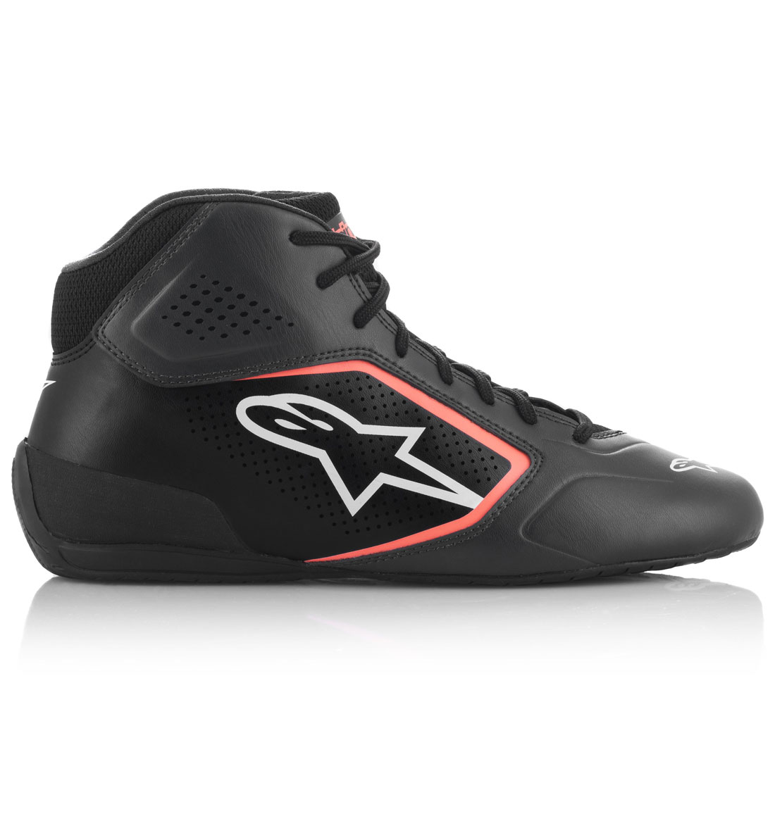 Alpinestars Youth Tech-1 K Start V2 Boot - Asphalt/Black/Orange Fluo