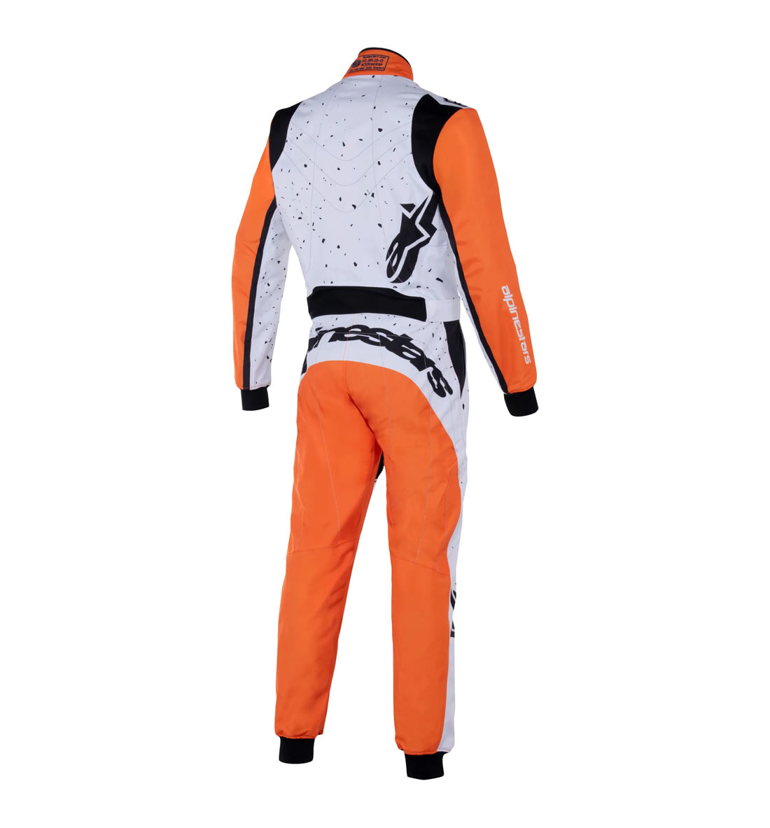 Alpinestars KMX-9 V3 GRAPHIC 6 Suit - White/Orange/Black