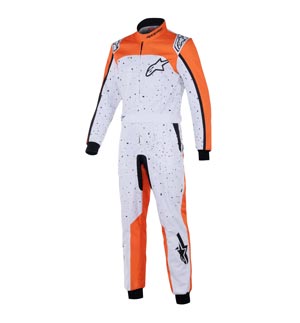 Alpinestars KMX-9 V3 GRAPHIC 6 Suit - White/Orange/Black