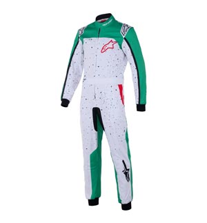 Alpinestars KMX-9 V3 GRAPHIC 6 Suit - White/Green/Red