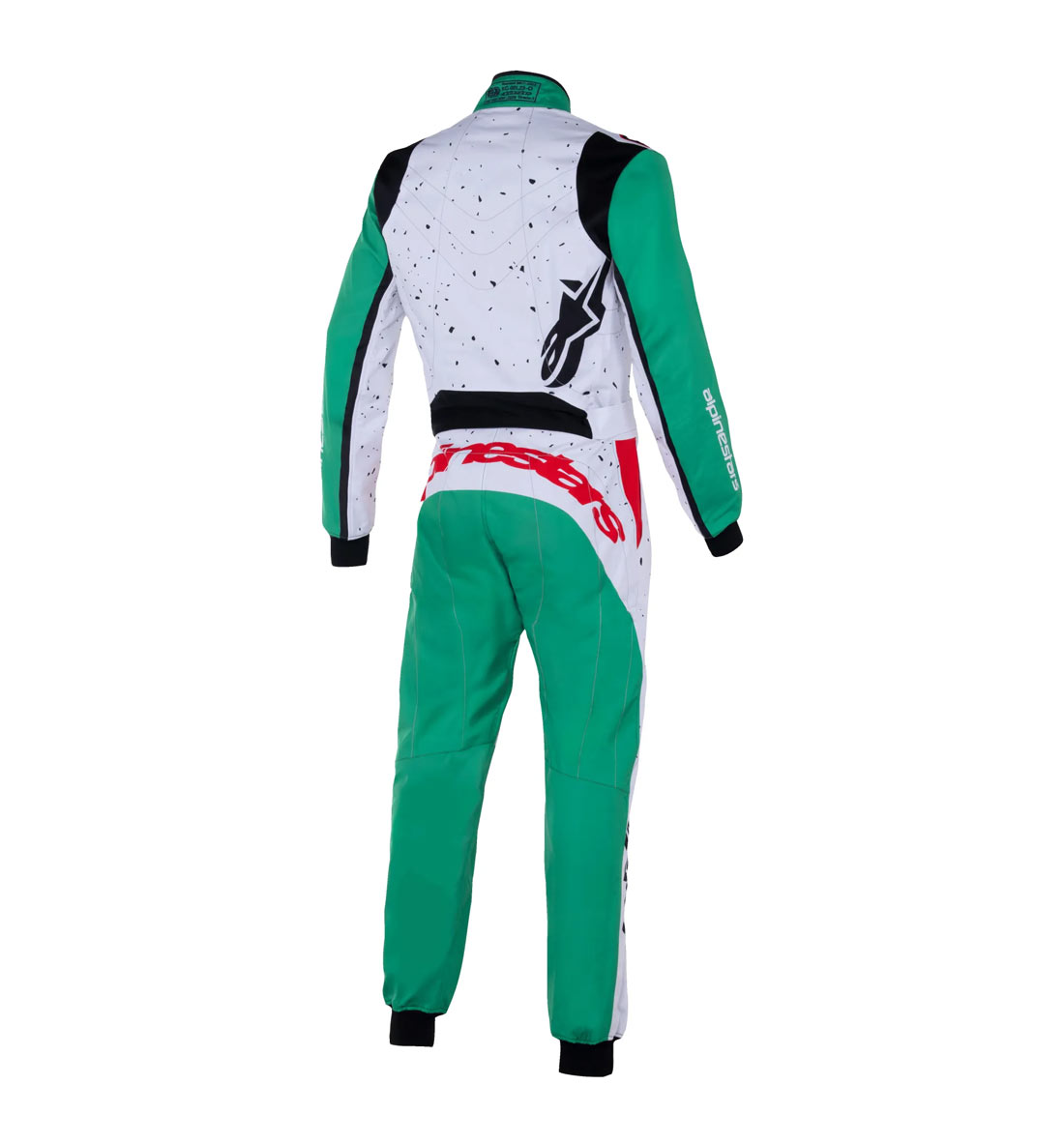 Alpinestars KMX-9 V3 GRAPHIC 6 Suit - White/Green/Red