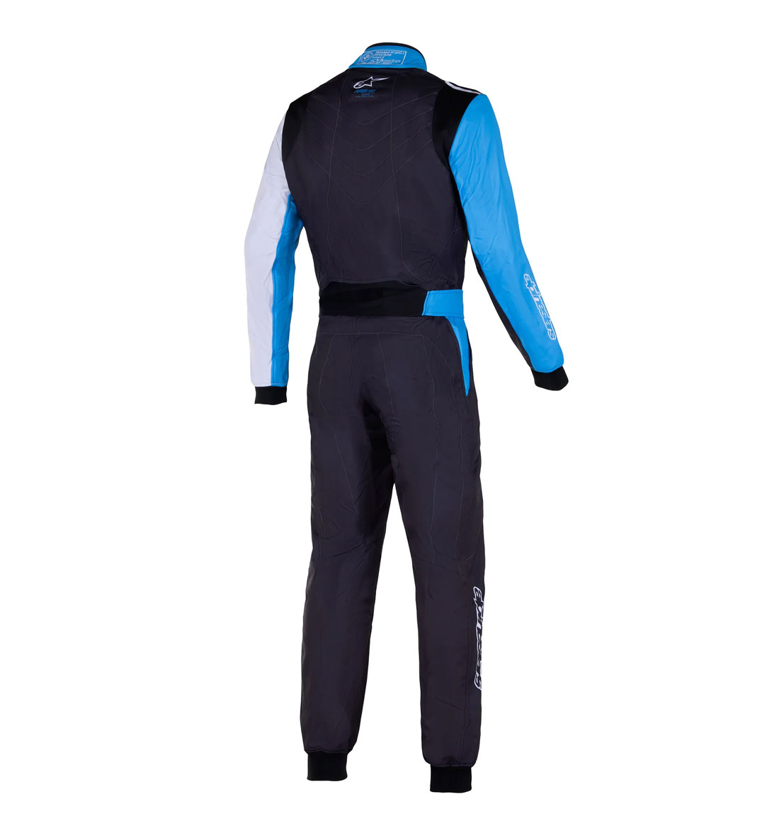 Alpinestars KMX-9 v2 Youth GRAPHIC Suit - Black/Cyan/Fuchsia