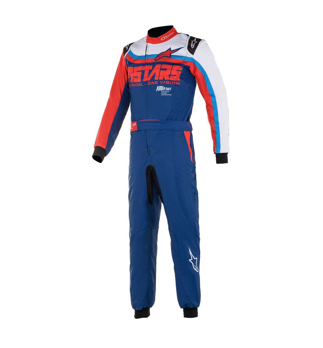 Alpinestars KMX-9 v2 Youth GRAPHIC Suit - Navy/Red/White