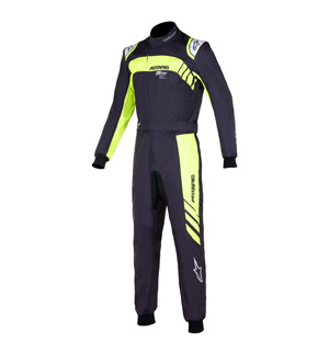 Alpinestars KMX-9 v2 Youth GRAPHIC Suit - Black/Yellow Fluo