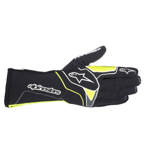 Alpinestars Tech-1 KX V3 Gloves - Black/Yellow Fluo