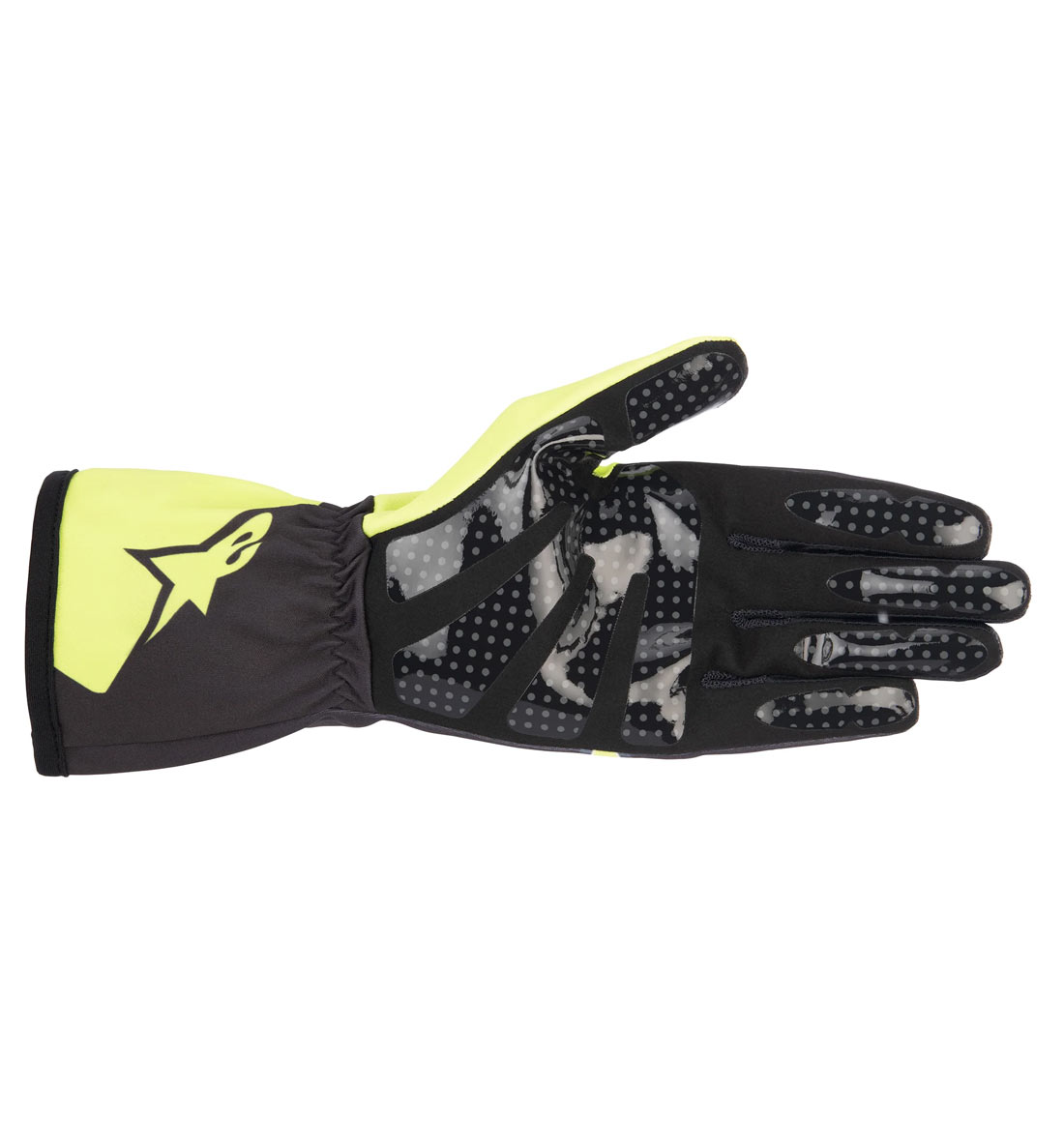 Alpinestars Tech-1 K Race V2 Corporate Gloves - Anthracite/Lime