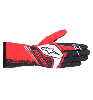 Alpinestars Tech-1 K Race V2 Corporate Gloves - Red/Black