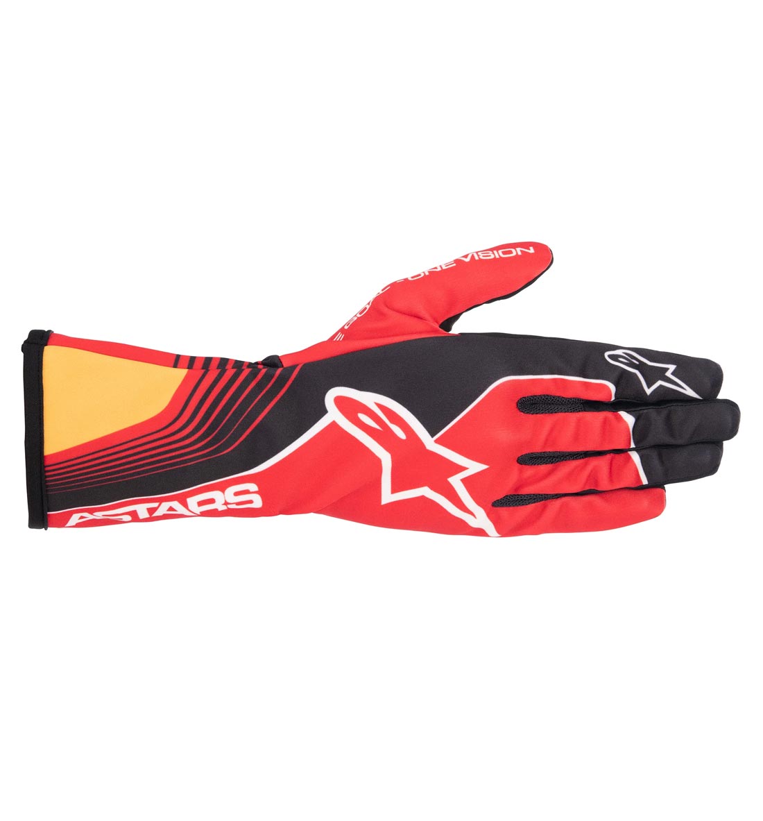 Alpinestars Tech-1 K Race V2 Future Gloves - Red/Tangerine