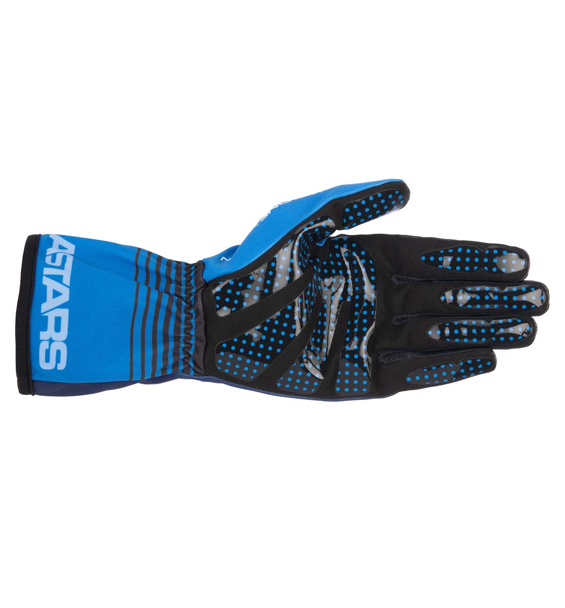 Alpinestars Tech-1 K Race V2 Future Gloves - Navy Blue / Crest