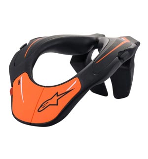 Alpinestars Youth Neck Support | Black/Orange | One Size