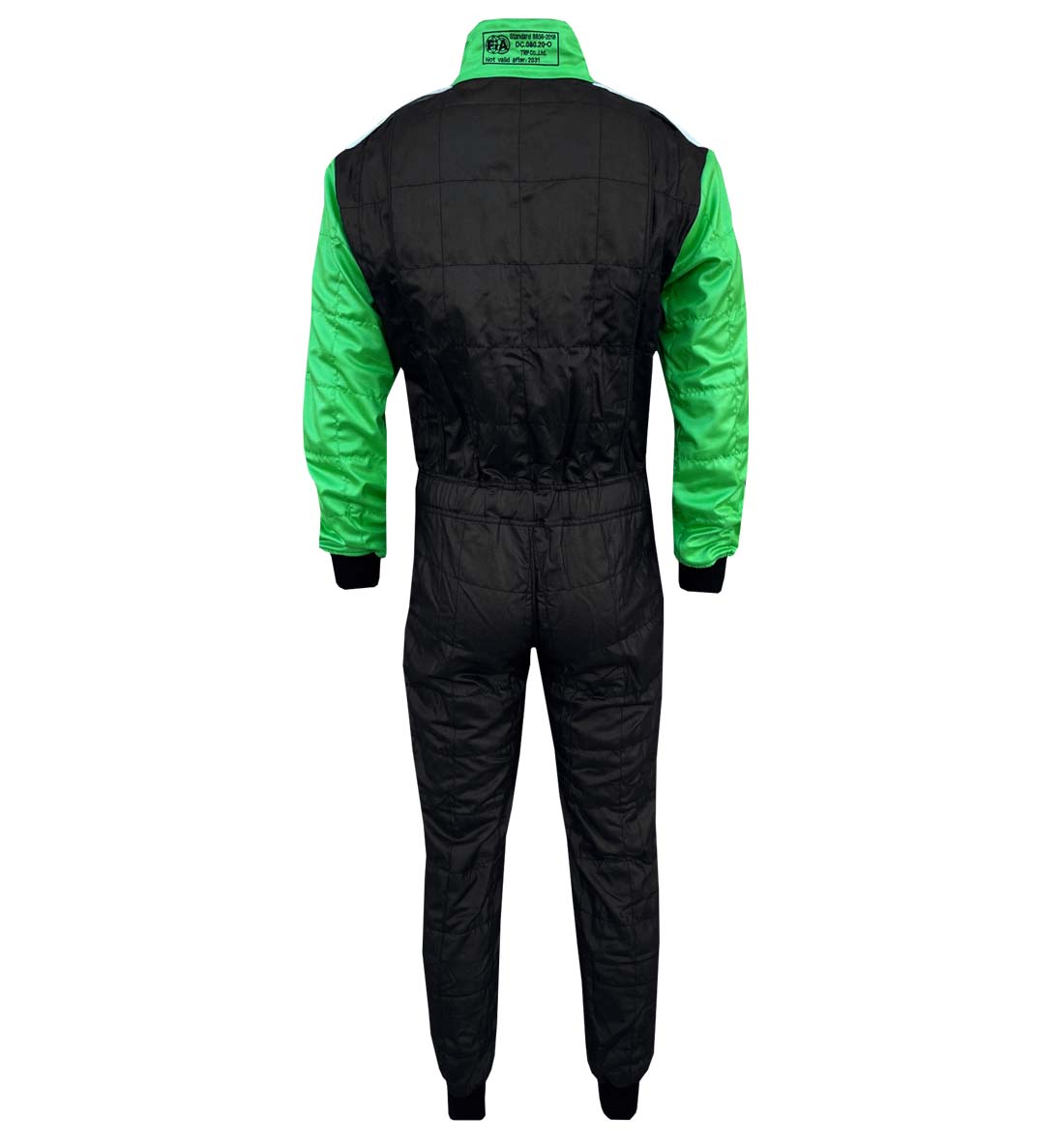 STR 'Club' Race Suit - Black/Green