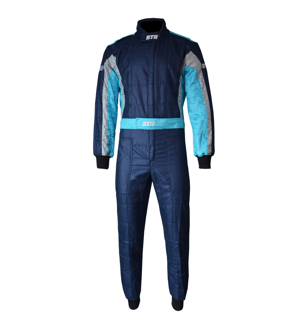 STR 'Club' Race Suit - Navy/Silver/Blue (EX DISPLAY)