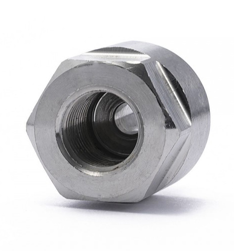 Gauge Adaptor 1/8" NPT Male to M10x1mm Female - Stainless Steel