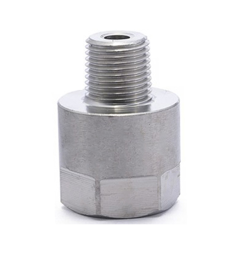 Gauge Adaptor 1/8" NPT Male to M10x1mm Female - Stainless Steel