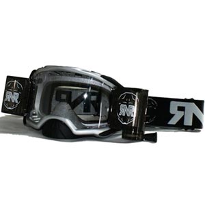 Rip N Roll RNR 'Platinum' Goggles - Black/Chrome