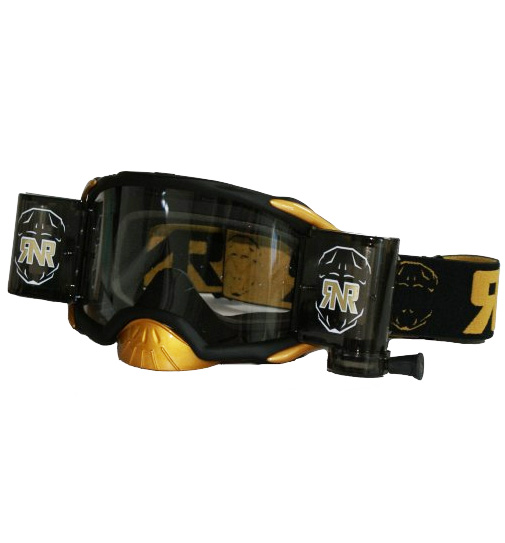 Rip N Roll RNR 'Platinum' Goggles - Black/Gold