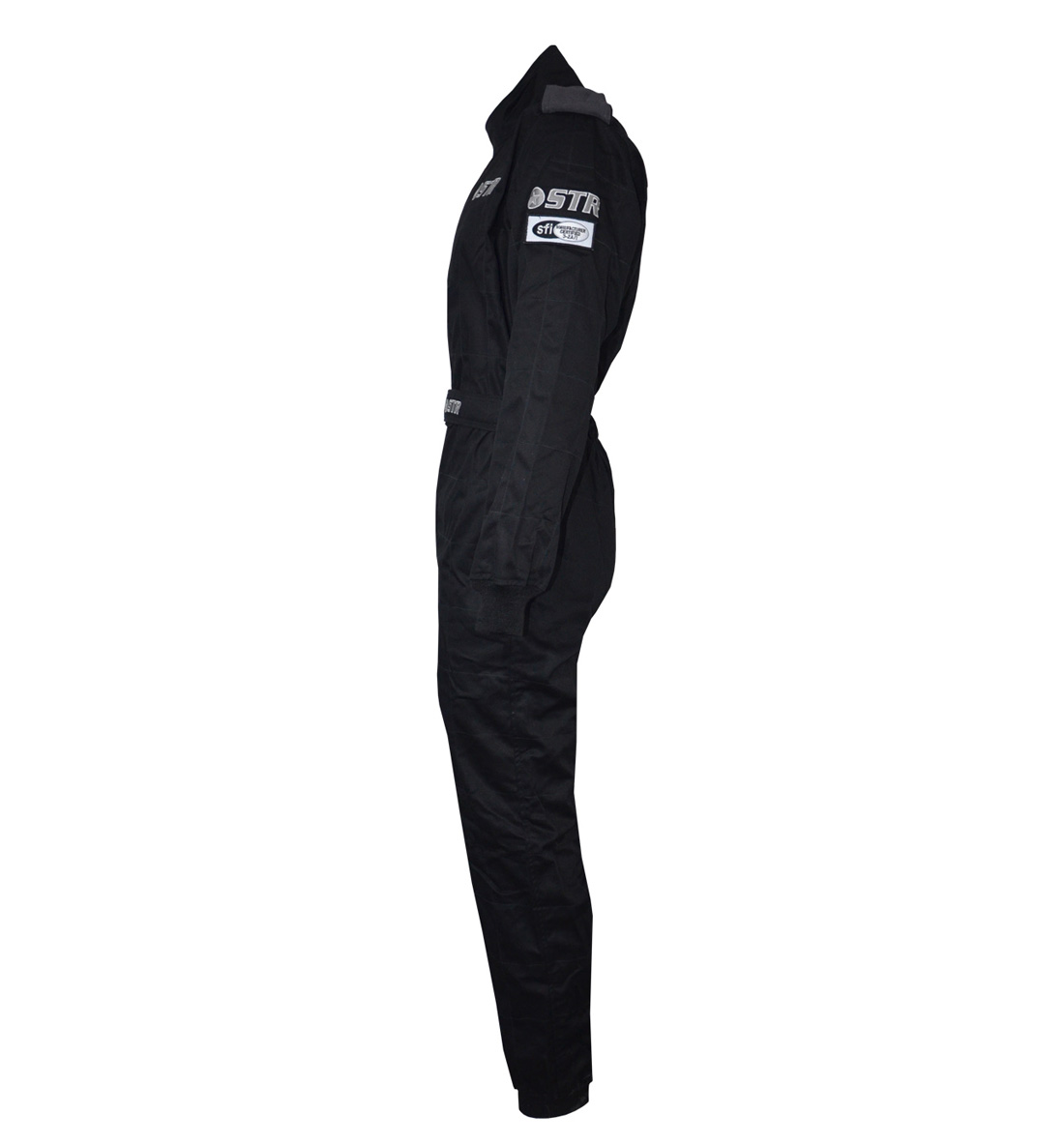 STR 'Graphite Start' Race Suit - Black/Grey