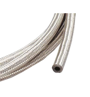 10mm ID Stainless Steel Braided Fuel Hose AN-8, 2m