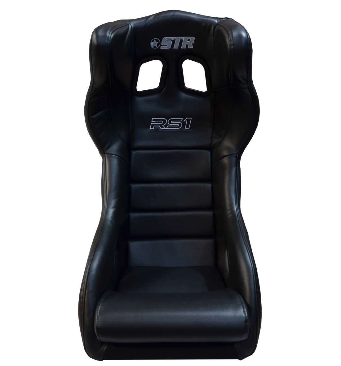 STR 'RS1' FIA Approved Race Seat - 2030 Black PVC Leather