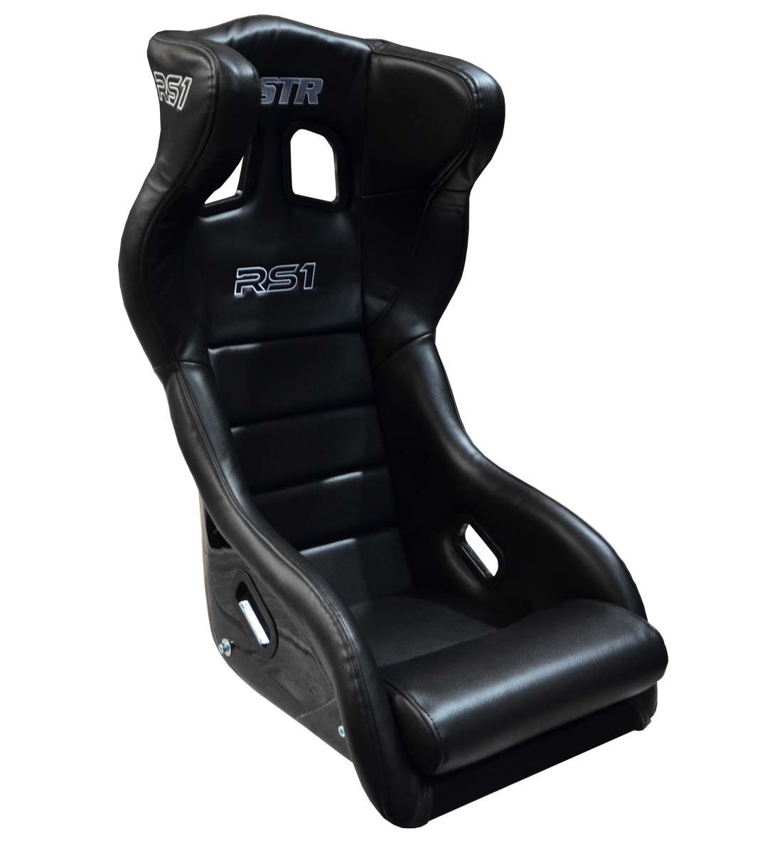 STR 'RS1' FIA Approved Race Seat - 2030 Black PVC Leather