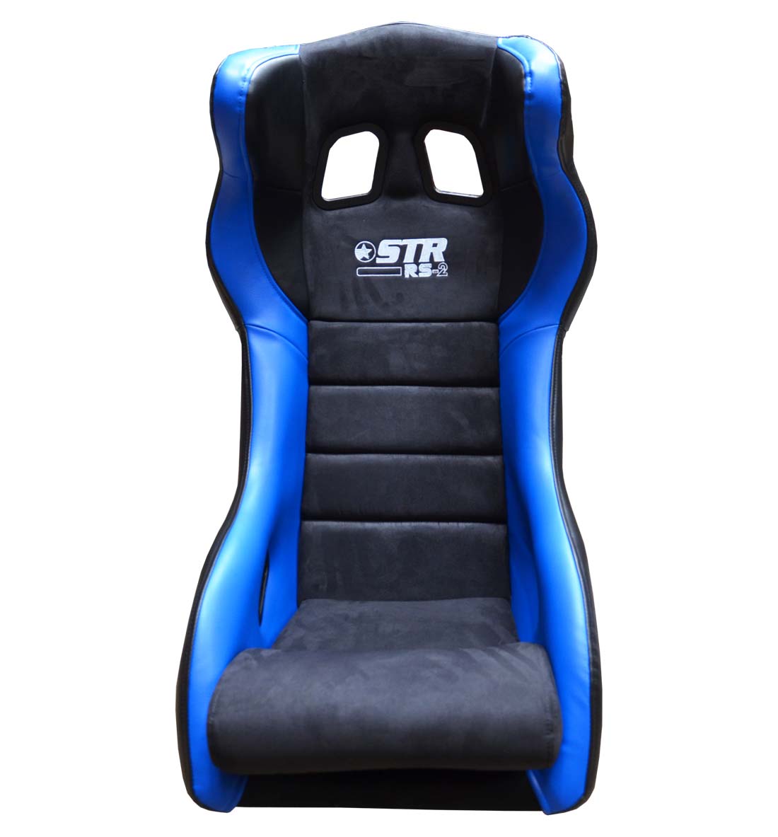 STR 'RS2' FIA Approved Race Seat - 2029 Black/Blue Plain Alcantara