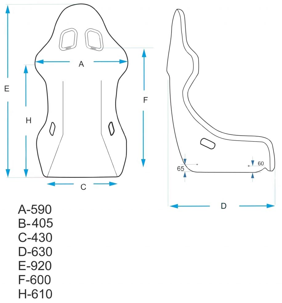 STR 'RTS-2 3D' FIA Approved Race Seat - 2029