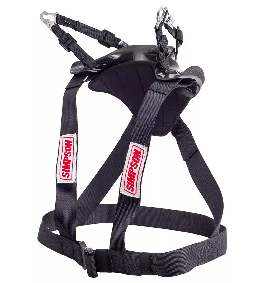 Simpson Hybrid Pro Lite Head & Neck Restraint - Carbon