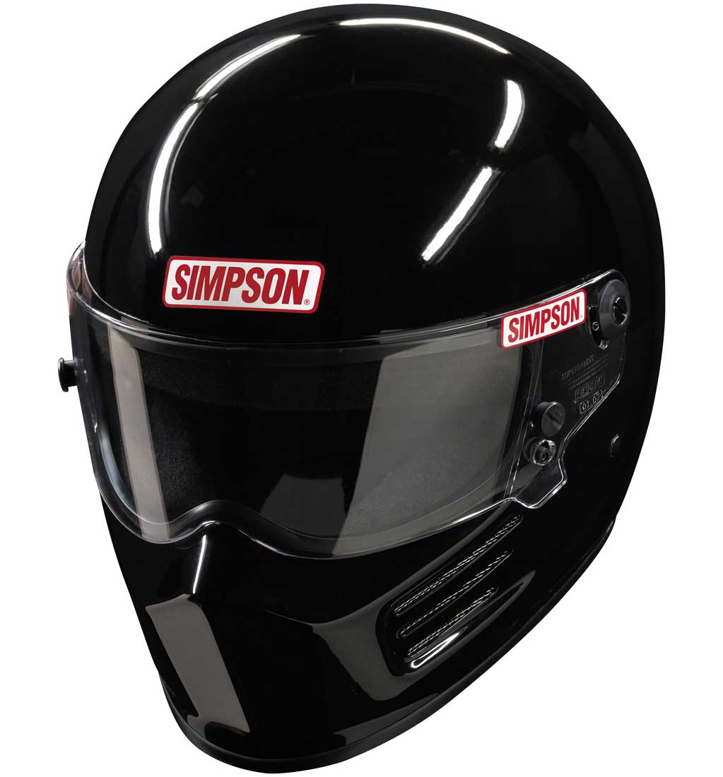 Simpson Bandit Helmet | SA2015 | Gloss Black | L, SIM4200008-F